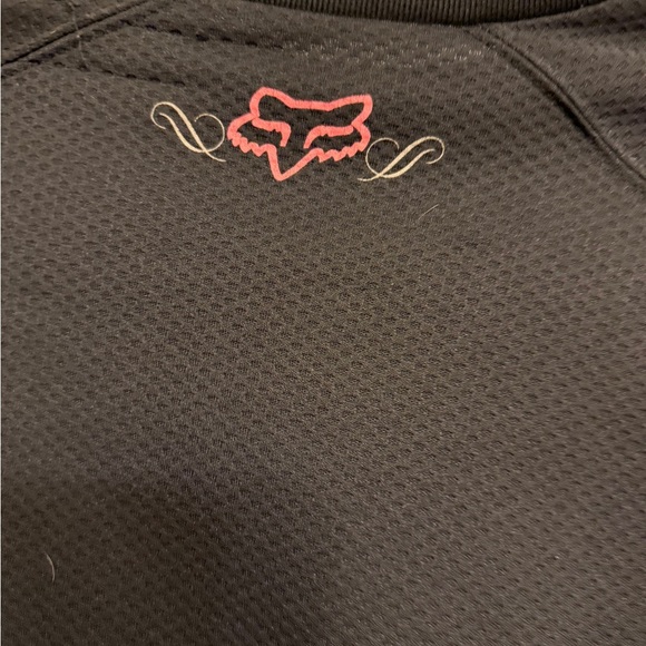 FOX Women’s Sz XS/S Black and Pink Riding Shirt - Picture 9 of 14